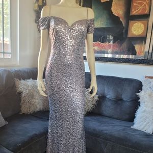 Women's Badgley mischka Women's dress Off  Shoulde